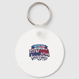 Panama Soccer 2026 Soccer Bold Country Typography Key Ring