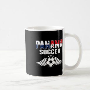 Panama Soccer Fans Jersey - Panamanian Flag Footby Coffee Mug