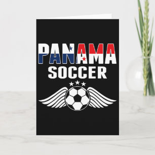 Panama Soccer Fans Jersey - Panamanian Flag Footll Card