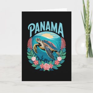 Panama Turtle Panamanian Panamanian Pride Country Card