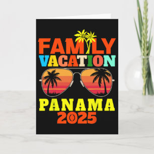 Panama Vacation Family Vacation 2025 Family Trip M Card