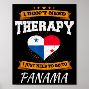 Panamanian Flag I Panama Flag I Vacation Panama  Poster