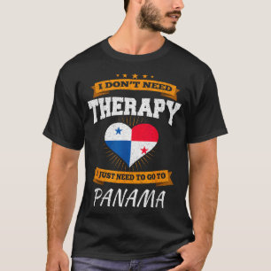 Panamanian Flag I Panama Flag I Vacation Panama  T-Shirt