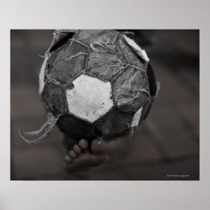Panamanian street soccer poster
