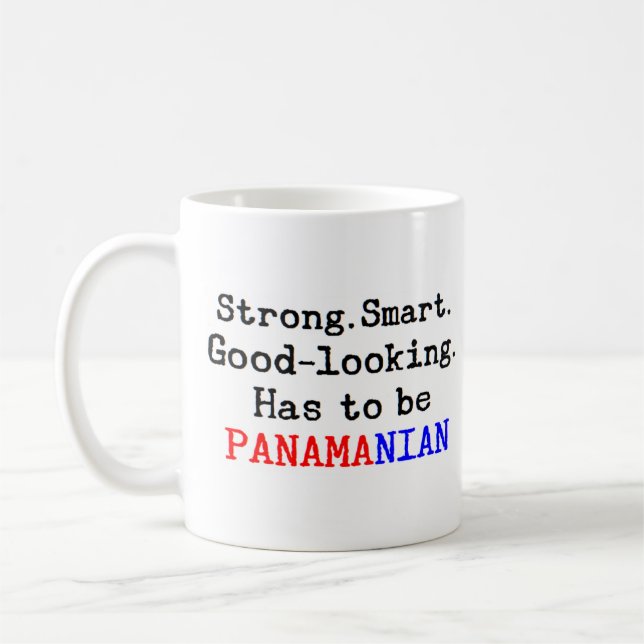 panamanian strong coffee mug (Left)