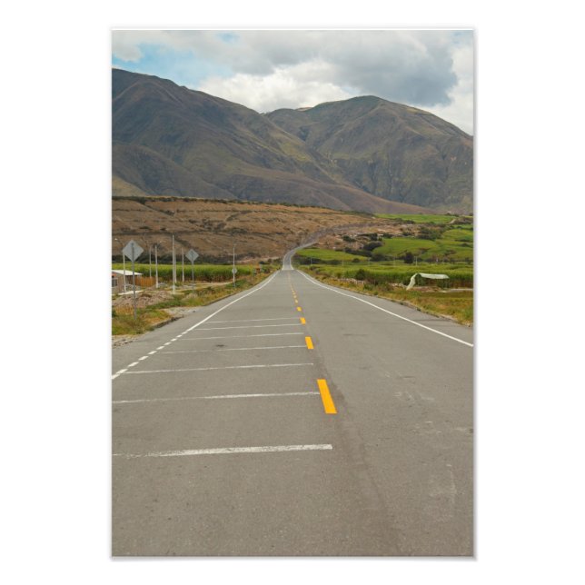 Panamerican Highway, Ecuador Photo Print (Front)