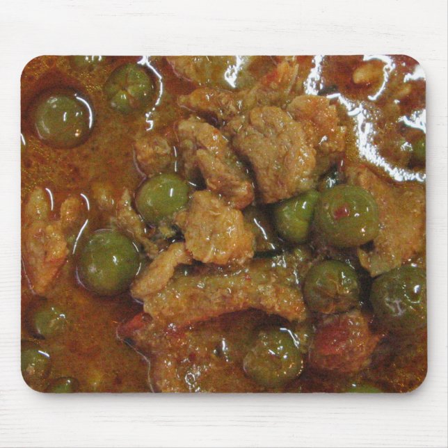 Panang Thai Curry [พะแนง] ... Thailand Street Food Mouse Pad (Front)