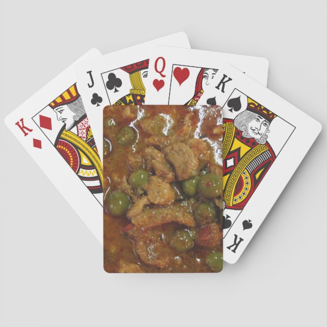 Panang Thai Curry [พะแนง] ... Thailand Street Food Playing Cards (Back)