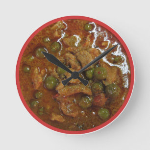 Panang Thai Curry [พะแนง] ... Thailand Street Food Round Clock