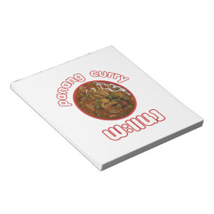 Panang Thai Curry ... Thailand Street Food Notepad