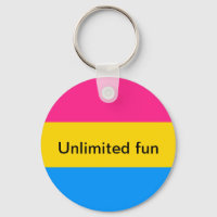 Panasexual key chain