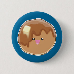 Pancake! 6 Cm Round Badge