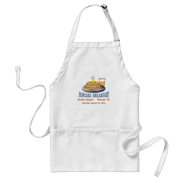 Pancake Bacon Juice Fundraiser Standard Apron (Front)
