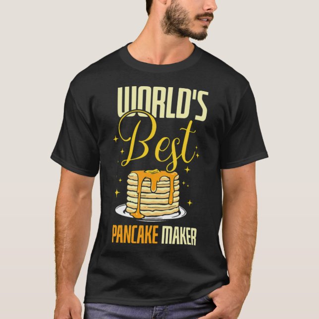 Pancake Bake Baker Pastry Chef Gift skateboard 8th T-Shirt (Front)