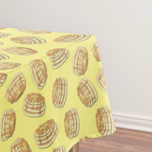 Pancake Birthday Party Flapjack Cute Kids Tablecloth (In Situ)