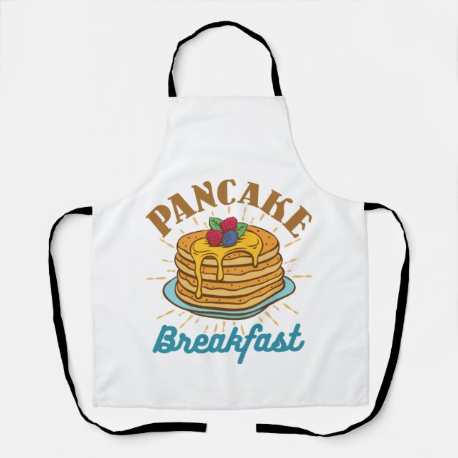 Pancake Breakfast Vintage Pancakes Lover Apron (Front)