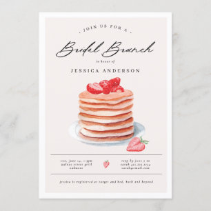 Pancake Bridal Brunch Bridal Shower Invitation