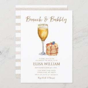 Pancake Bridal Shower Brunch  Invitation