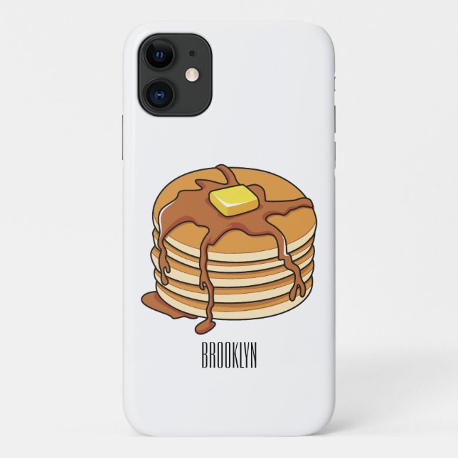 Pancake cartoon illustration  Case-Mate iPhone case (Back)