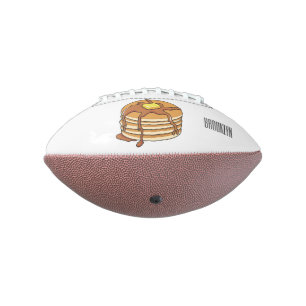 Pancake cartoon illustration football