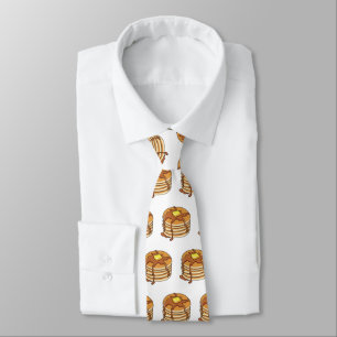 Pancake cartoon illustration tie