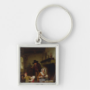 Pancake Day, 1845 Key Ring