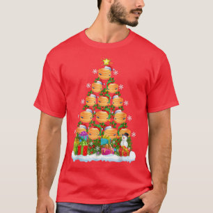 Pancake Food Lover Xmas Holiday Santa Pancake Chri T-Shirt