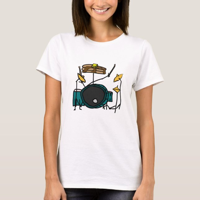 Pancake for the Drum Set - Women's Shirt (Front)