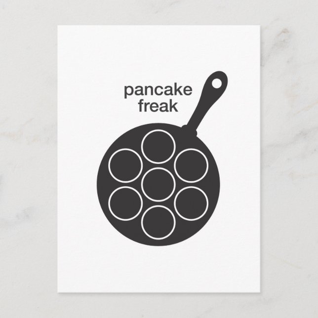 Pancake Freak Postcard (Front)
