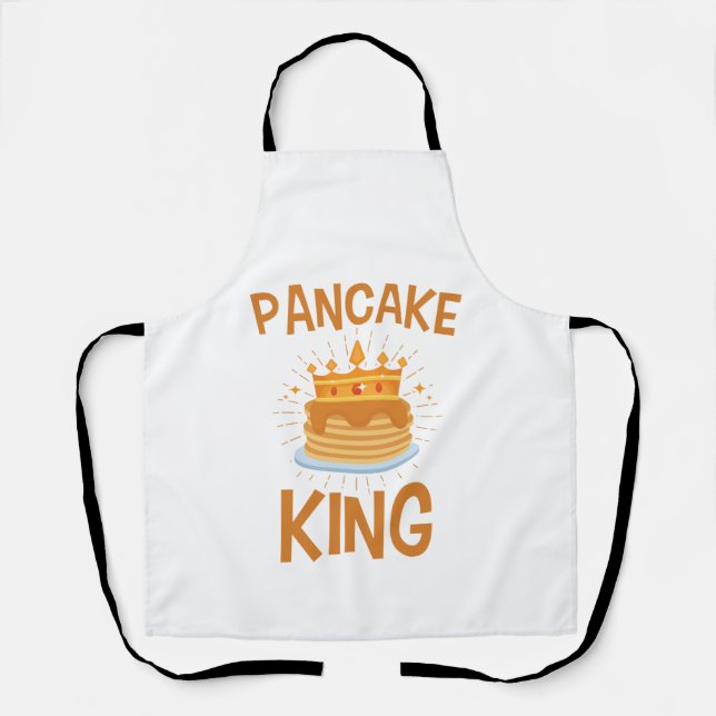 Pancake King Men Boys Breakfast Apron (Front)