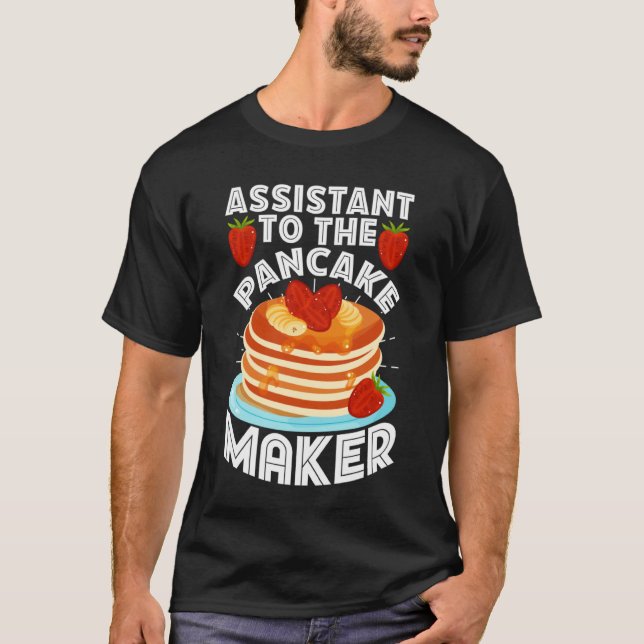 Pancake Maker Pancakes Breakfast Love  1 T-Shirt (Front)