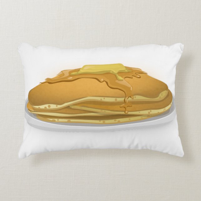 Pancake maple syrup cute decorative cushion (Front)