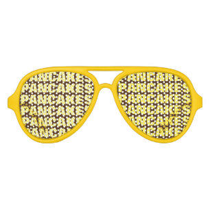 Pancake obsession party shades. Funny sunglasses