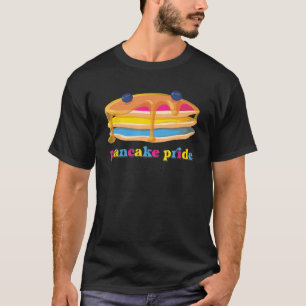 Pancake Pride Pansexuality Pan Flag LGBT Pride Pan T-Shirt