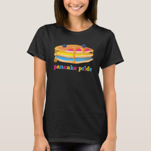 Pancake Pride Pansexuality Pan Flag LGBT Pride Pan T-Shirt