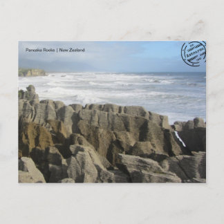 Pancake Rocks (Neuseeland) Postkarte Postcard