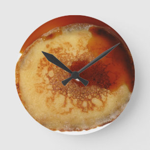 Pancake Round Clock