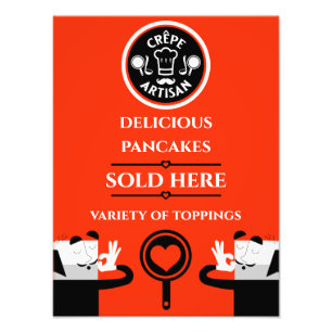 Pancake Seller Promotional Photo Print