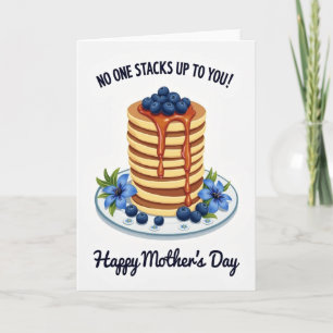 Pancake Stack Mothers Day Card
