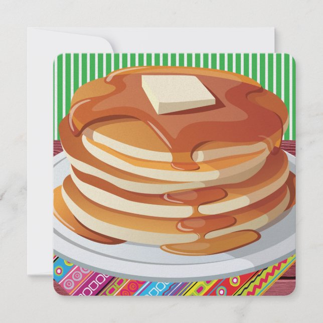 Pancake Supper - Fat Tuesday Invitation (Front)