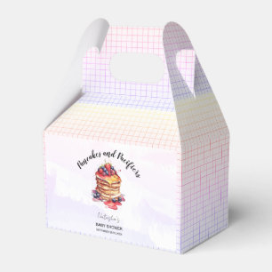 Pancakes and Pacifiers Brunch Baby Shower Favour Box