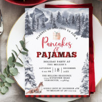 Pancakes and Pajamas Holiday Party, Rustic