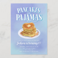 Pancakes and Pyjamas Boys Birthday Party