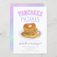 Pancakes and Pyjamas Girl Birthday Party