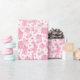 Pancakes and Pyjamas Girl's Birthday Party  Wrapping Paper