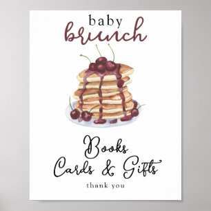 Pancakes Baby shower Books, Cards and Gifts Poster