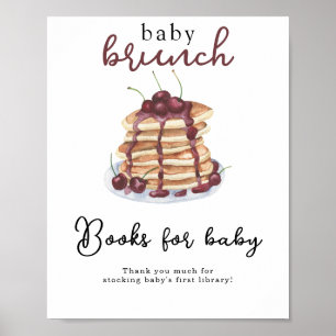Pancakes baby shower Books for baby Poster