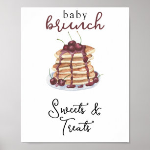 Pancakes Baby shower Sweets and Treats Poster