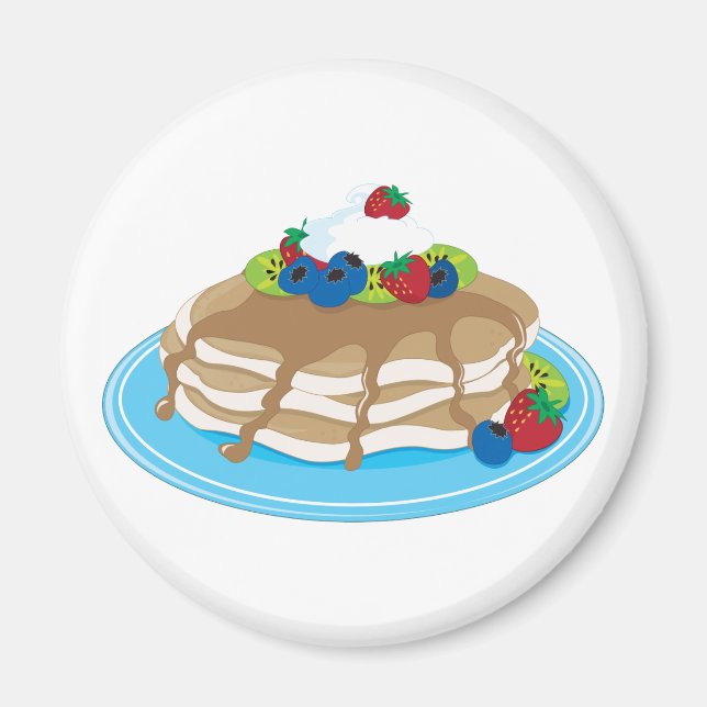 Pancakes Fruit Magnet (Front)