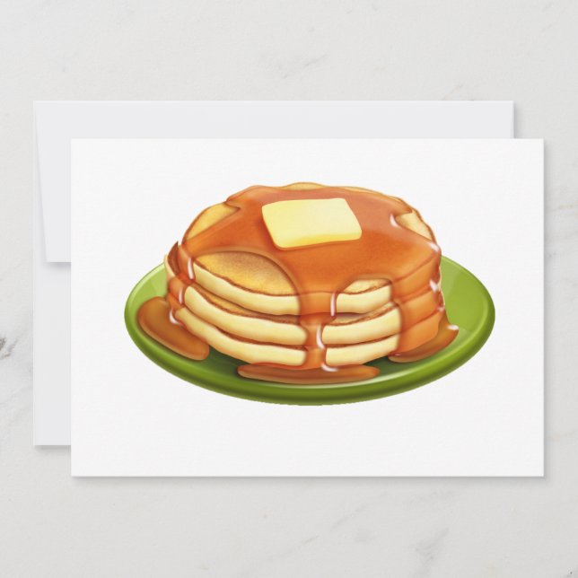 Pancakes Invitations (Front)